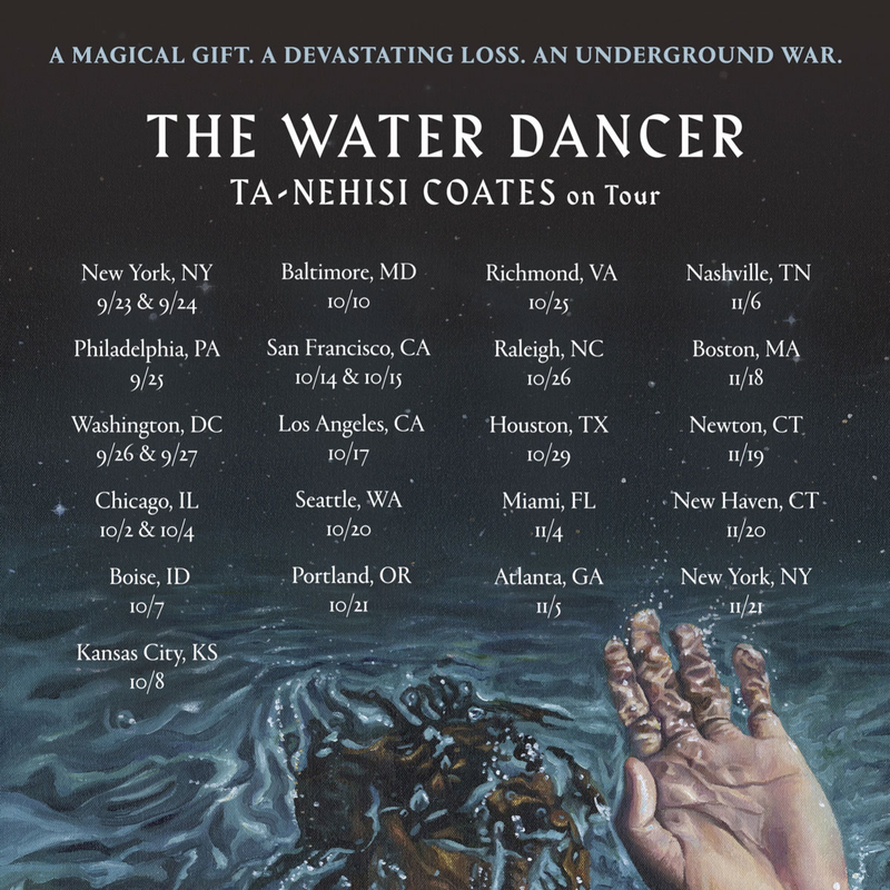 Illustration for article titled Ta-Nehisi Coates Announces The Water Dancer Book Tour
